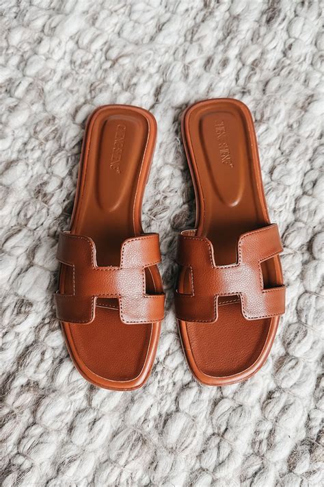 leather replica hermes sandals|hermes sandals dupe dhgate.